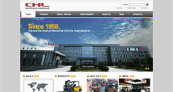 Desktop Screenshot of chlforklift.com
